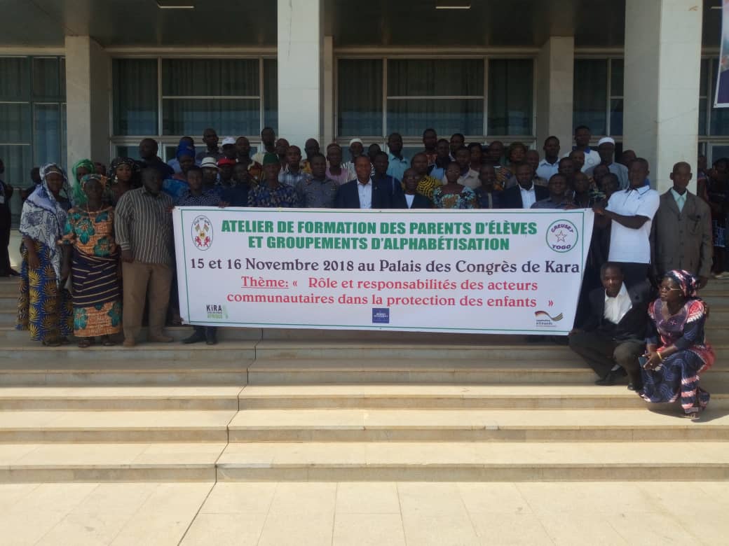  Les groupements d’alphabétisation formés sur « droits des enfants » par l’Ong CREUSET TOGO