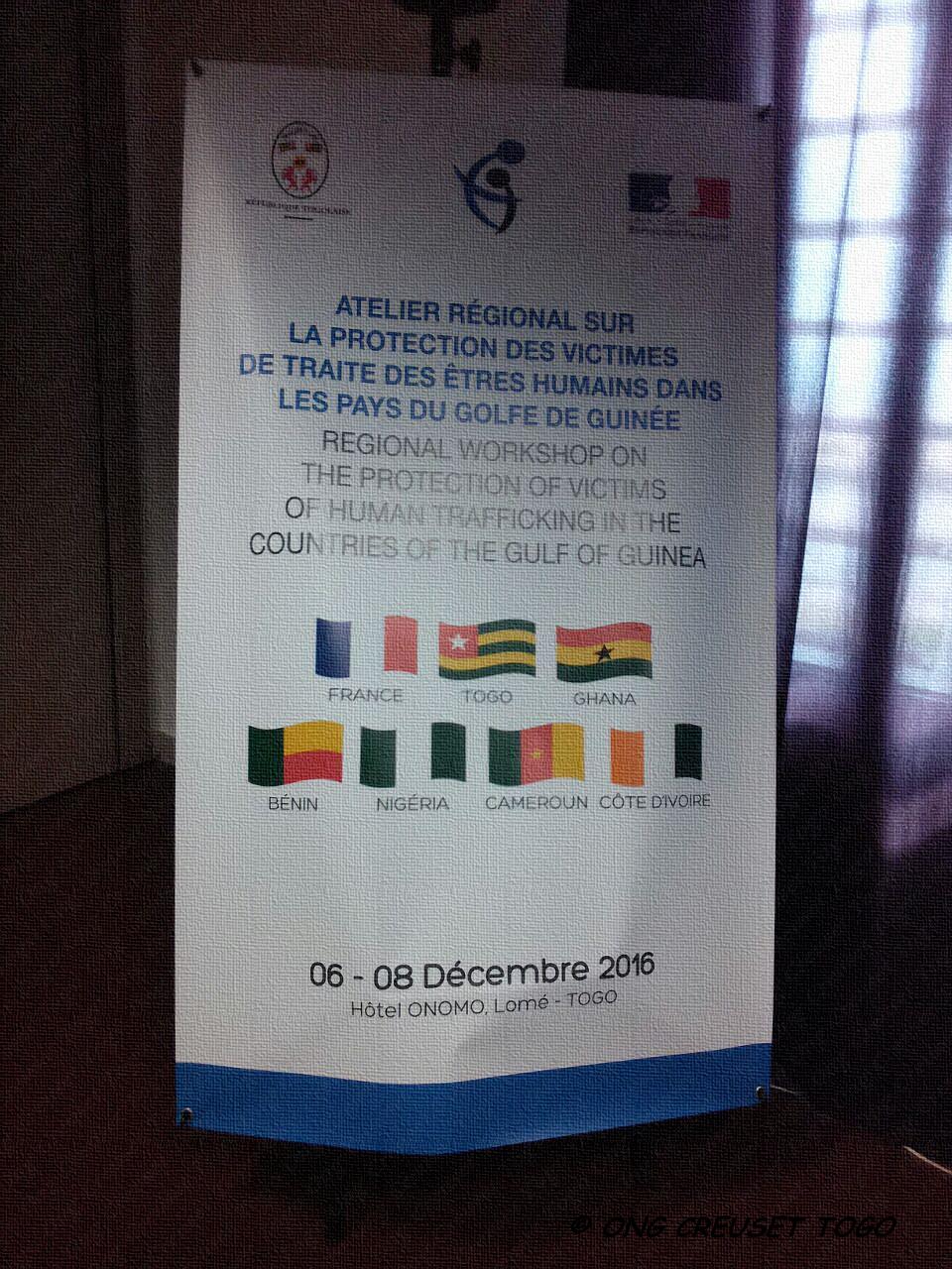 ATELIER REGIONAL SUR LA PROTECTION DES VICTIMES DE TRAITE DES ETRES HUMAINS DANS LES PAYS DU GOLF DE GUINEE