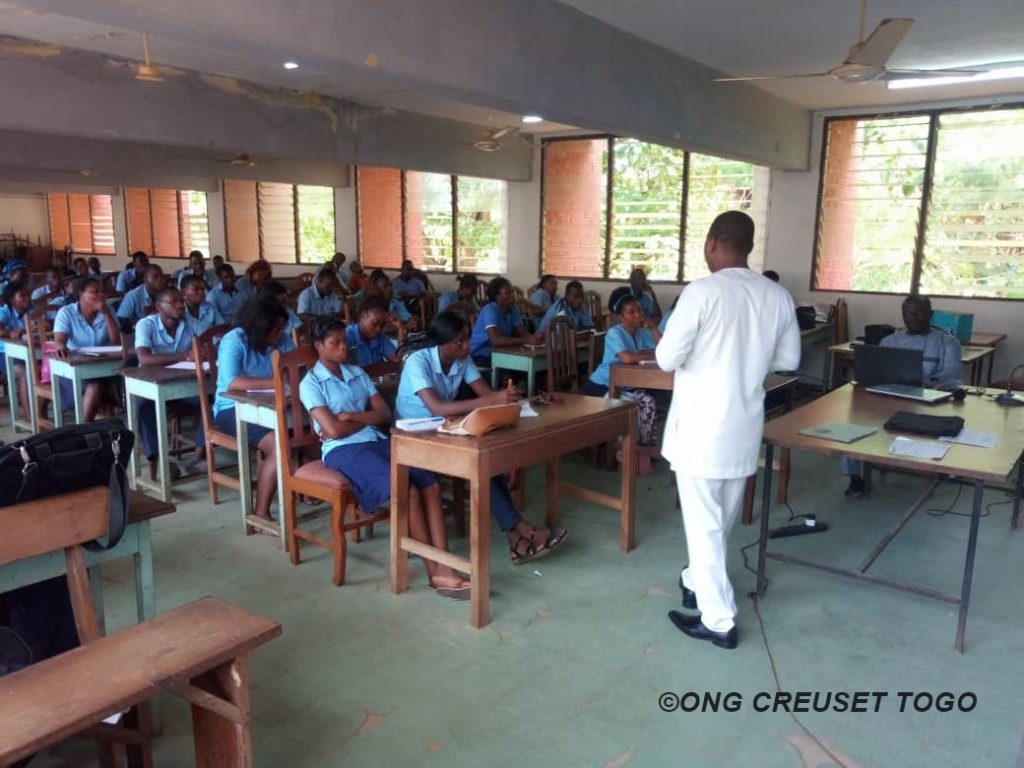 Creuset Togo à l’Ecole Nationale de Formation Sociale